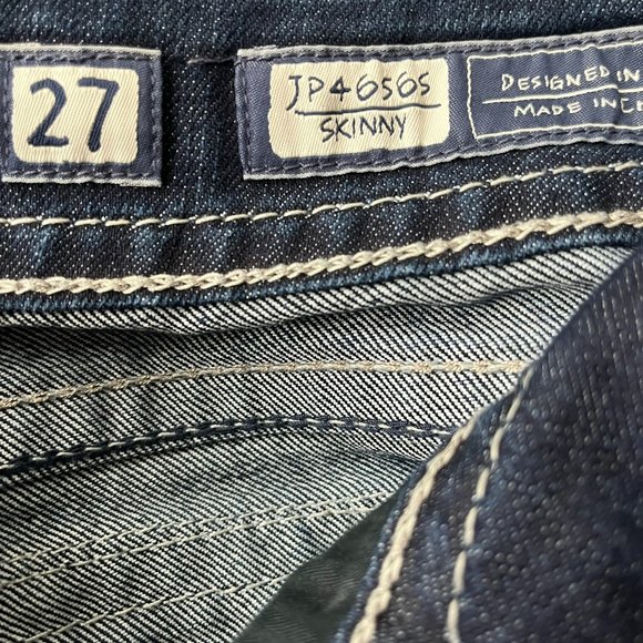 NWOT Miss Me Dark Wash Embellished Skinny Jeans Size 27 Style JP46565 - Picture 13 of 14